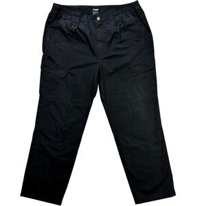 CQR Tactical Cargo Pants Men's 40x32 Black Ripstop Combat Work Utility EDC